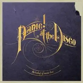 Обложка сингла Panic! at the Disco «The Ballad of Mona Lisa» (2009)