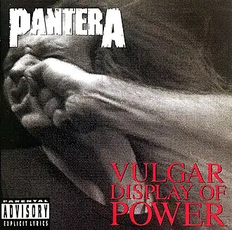 Обложка альбома Pantera «Vulgar Display of Power» (1992)
