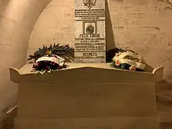 Могила Феликса Эбуэ в Пантеоне (Париж)