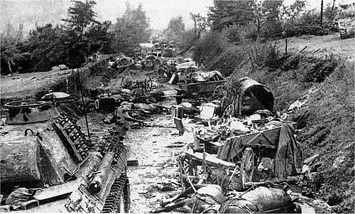 Немецкая техника, уничтоженная у Монт-Ормеля