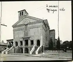 Церковь Сан-Себастьяно. Фотография 1925 года