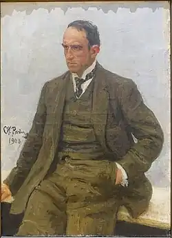 И. Е. Репин. Портрет князя Паоло Трубецкого. 1908Холст, масло. 120 × 86 смНациональная галерея современного искусства, Рим