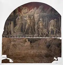 Паоло Уччелло и ученики — изгнание из рая, Каин и Авель