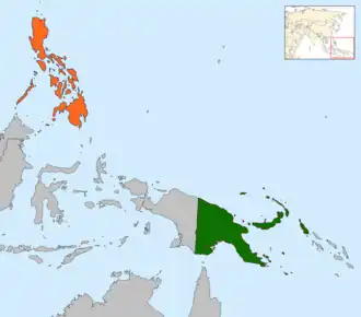 Филиппины и Папуа — Новая Гвинея