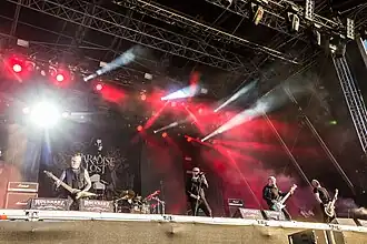 Живое выступление группы на Rockharz Open Air, 2018 год