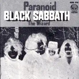 Обложка сингла Black Sabbath «Paranoid» (1970)