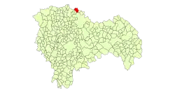 Расположение муниципалитета на карте провинции