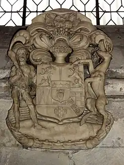 Герб Джеймса Дугласа, Аббатство Сен-Жермен-де-Пре