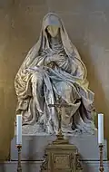 Дева печали (Vierge douloureuse). 1586. Мрамор. Капелла Notre-Dame-des-Sept-Douleurs. Церковь Сен-Поль-Сен-Луи, Париж