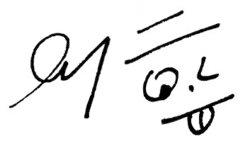 Изображение автографа