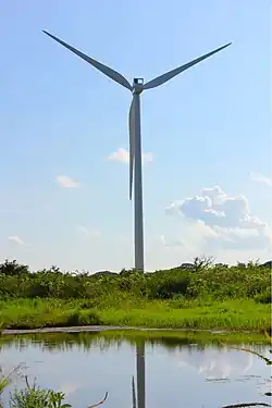 Ветрогенератор в экологическом парке