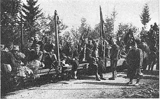 Партизаны из Млиниште отправляются на фронт в Боснию