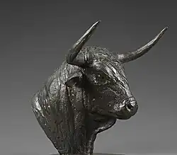 Голова быка, 1937