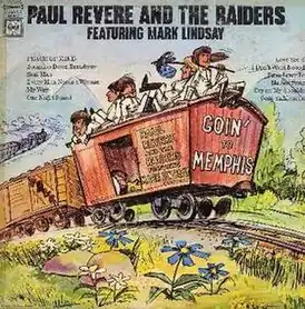 Обложка альбома Paul Revere & the Raiders «Goin’ to Memphis» (1968)