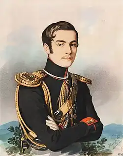 Портрет Павла Александровича Извольского (?), 1839 г. (ГРМ)