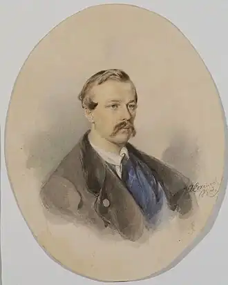 А. П. Соколов. Портрет П. П. Соколова. 1858Пушкинский музей, Москва