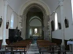 Интерьер Преображенской церкви