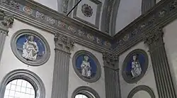 Капелла Пацци. Деталь интерьера