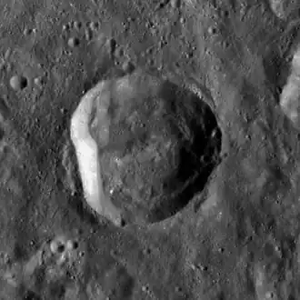 Снимок зонда Lunar Reconnaissance Orbiter.