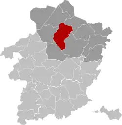 Расположение муниципалитета на карте провинции