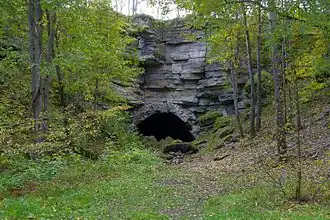 Оружейные склады в глинте в Астангу, Эстония (1917)