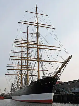 Рядом с Немецким портовым музеем[нем.]