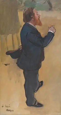 Портрет Пеллегрини кисти Эдгара Дега.