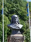 Бронзовый бюст Пера Браге в г. Гренна