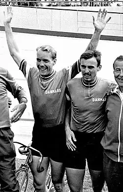 Рено Ольсен (справа) и Пер Лунгемарк в 1968 году