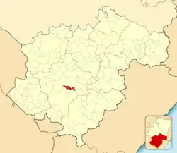 Расположение муниципалитета на карте провинции