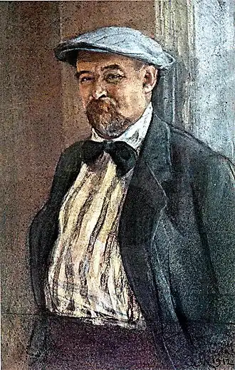 1912. Портрет работы С. В. Малютина