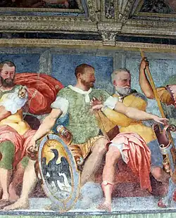 Лоджия героев. Деталь