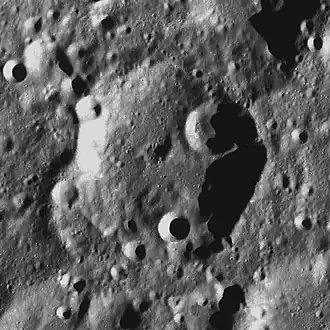 Снимок зонда Lunar Reconnaissance Orbiter.