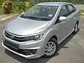 Дорестайлинговый Perodua Bezza Gxtra 1.0 (вид спереди)