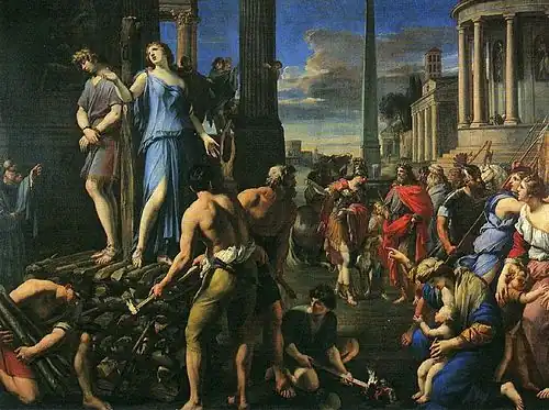 Олинд и Софрония (герои Торквато Тассо). Музей изящных искусств (Реймс), Франция