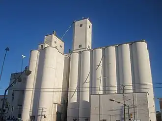 Зерновой элеватор в Перритоне