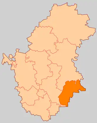 Первитинское сельское поселение на карте