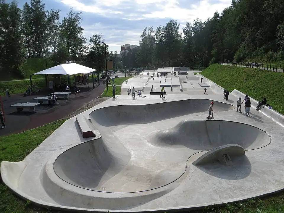 Скейт-парк в ОП «Парк Песчанка»
