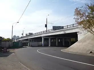 Вид со стороны ул. Зорге (до реконструкции)