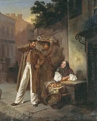 Кавалер. Художник М. И. Песков, 1861