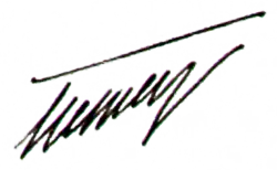 Изображение автографа