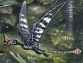 Реконструкция Peteinosaurus zambellii