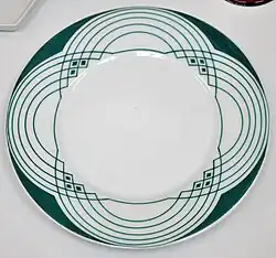 Тарелка. 1901. Фарфор