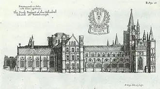 Вид в XVII веке