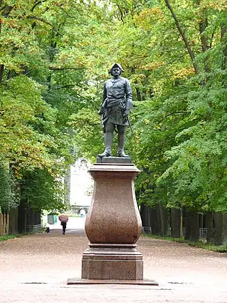 Памятник Петру I, 2009 год