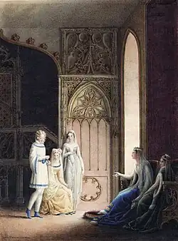 Маленький Жан де Сентре при дворе