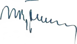 Изображение автографа