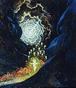 Pождение души человека. Ок. 1806. Дерево, масло. Частное собрание