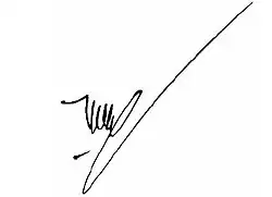 Изображение автографа