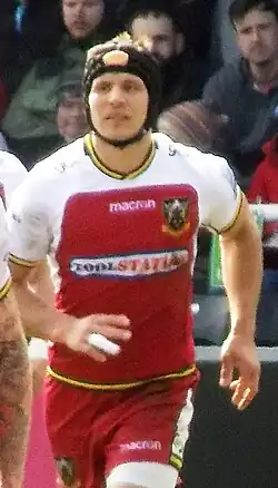 Фрэнсис в составе «Нортгемптон Сэйнтс» в матче против «Харлекуинс» (2019)